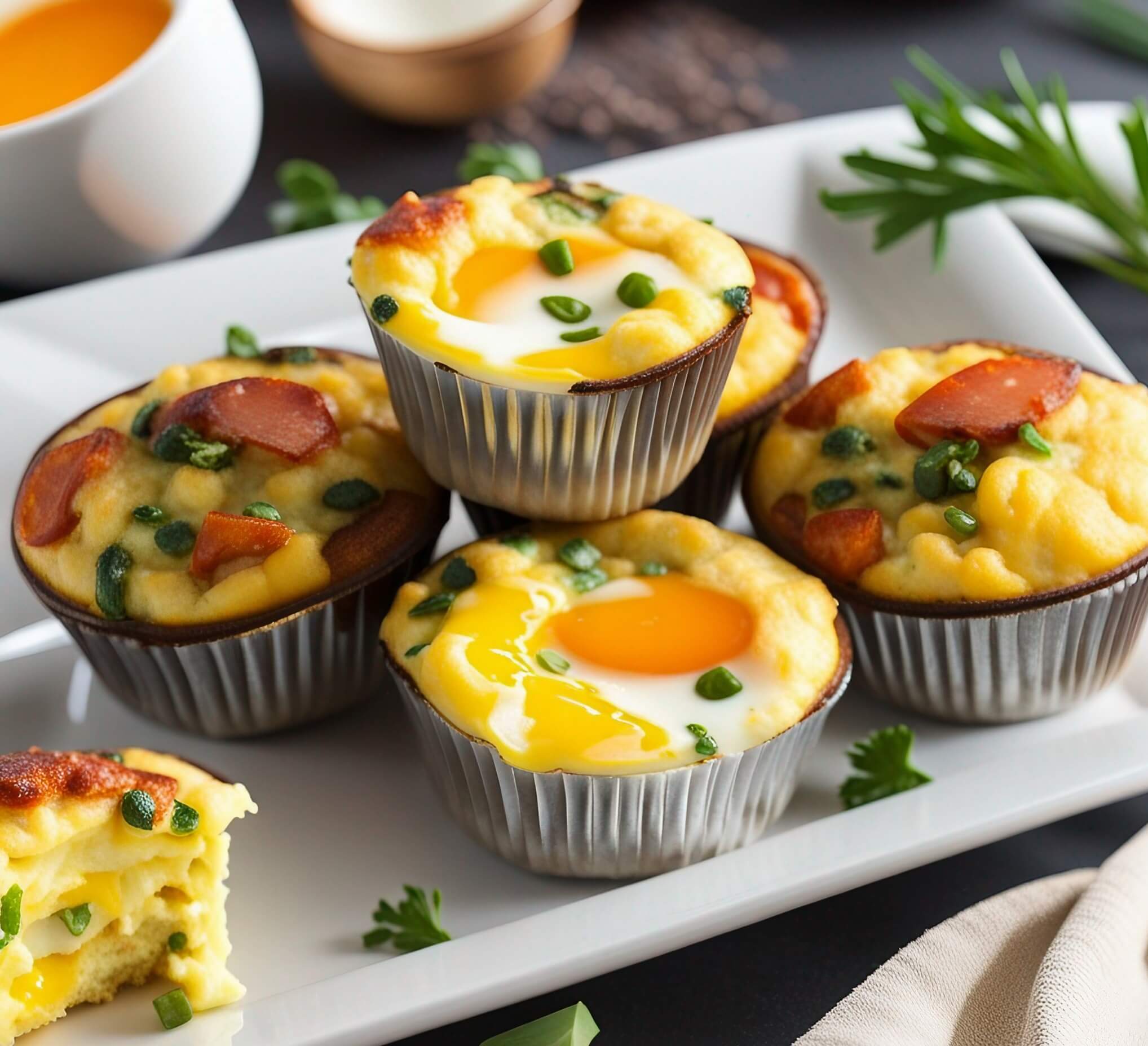 Quick & Essay Breakfast Egg muffins Recipe healthy