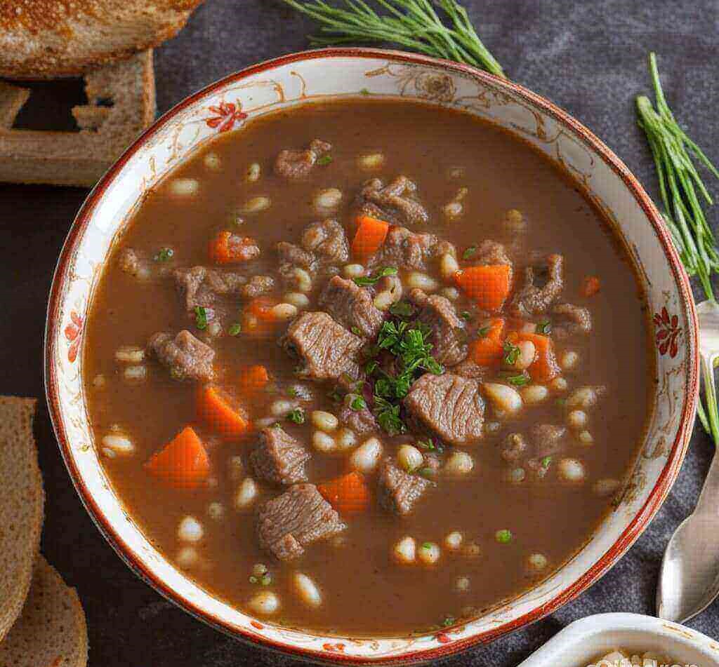 Beef Barley Soup Recipe Best & Easy