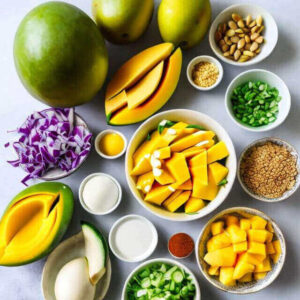 What is mango kani salad made of?