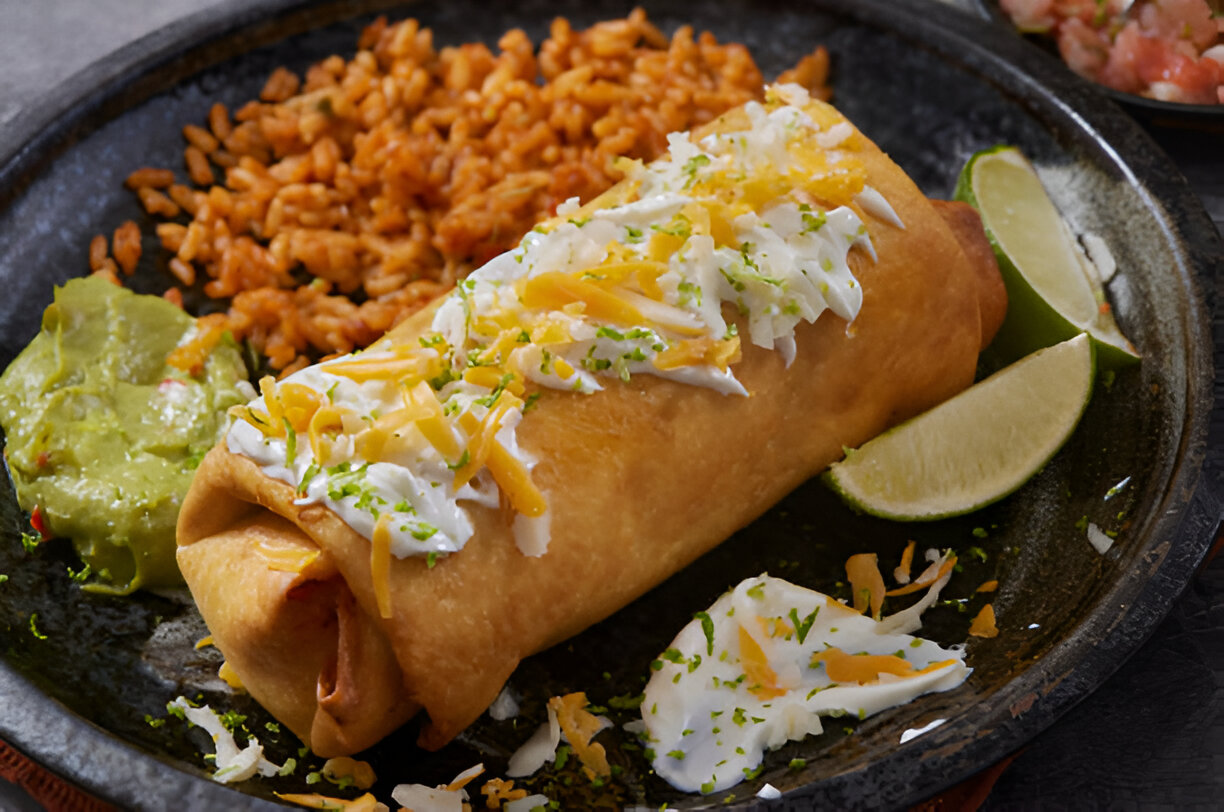 Air Fryer Chimichangas