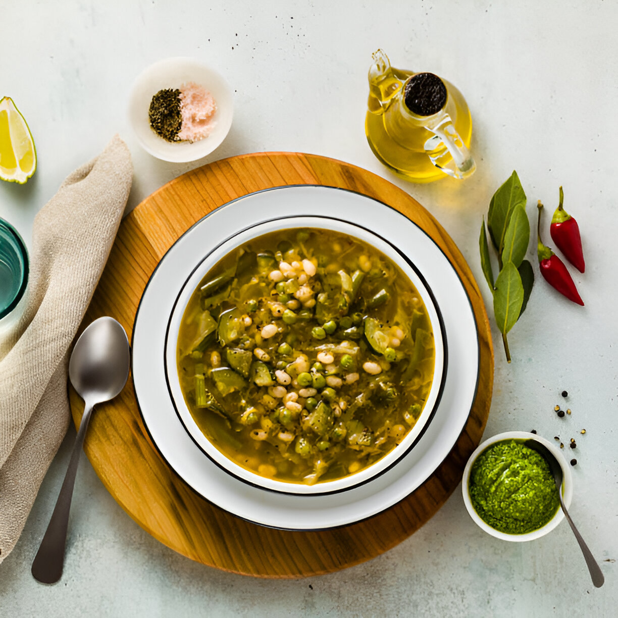 Instant Pot Vegetarian Pozole Verde