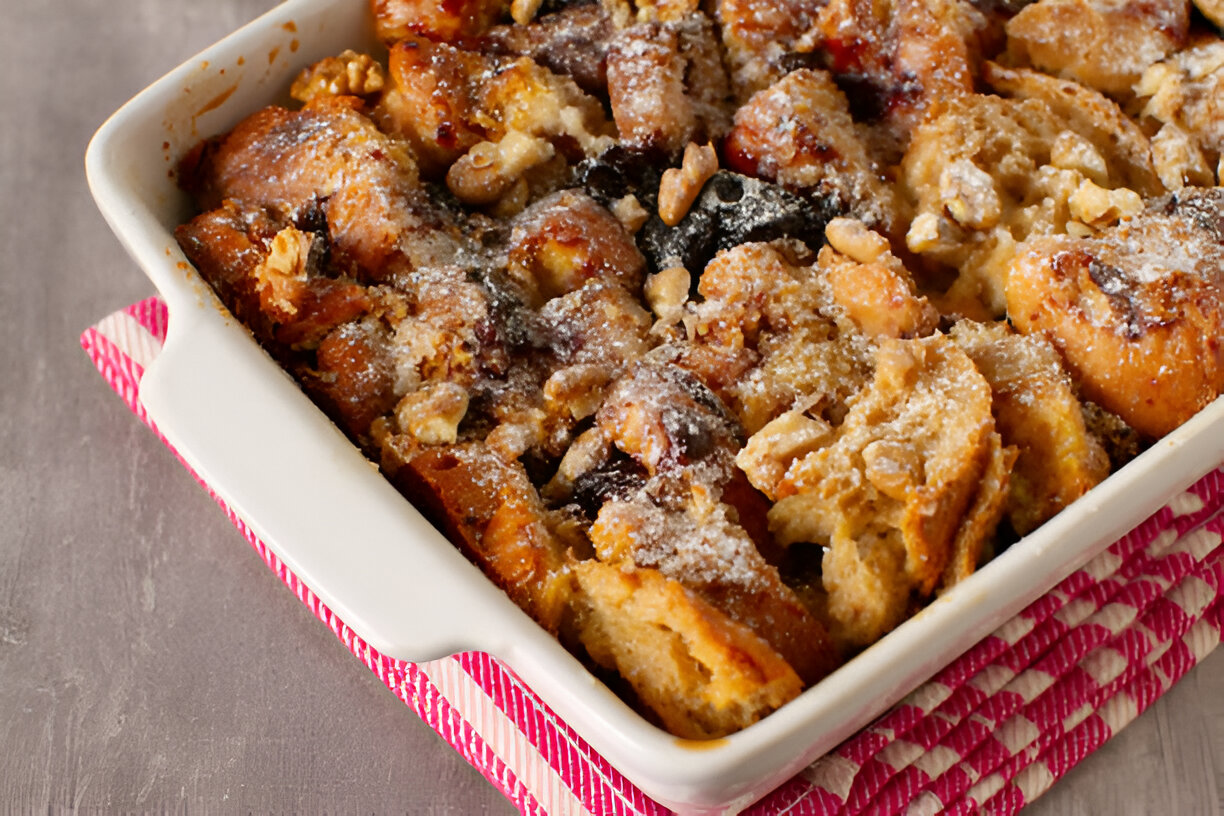 Raisin Bread French Toast Casserole