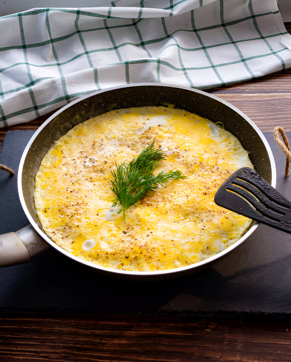 cheesy eggs