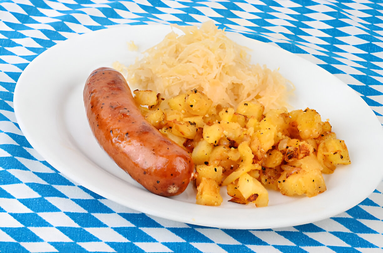 cheesy ranch potatoes and sausage