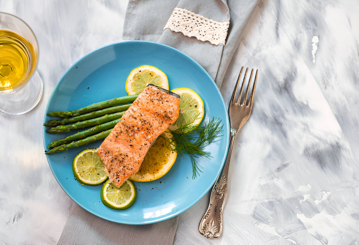 grilled salmon