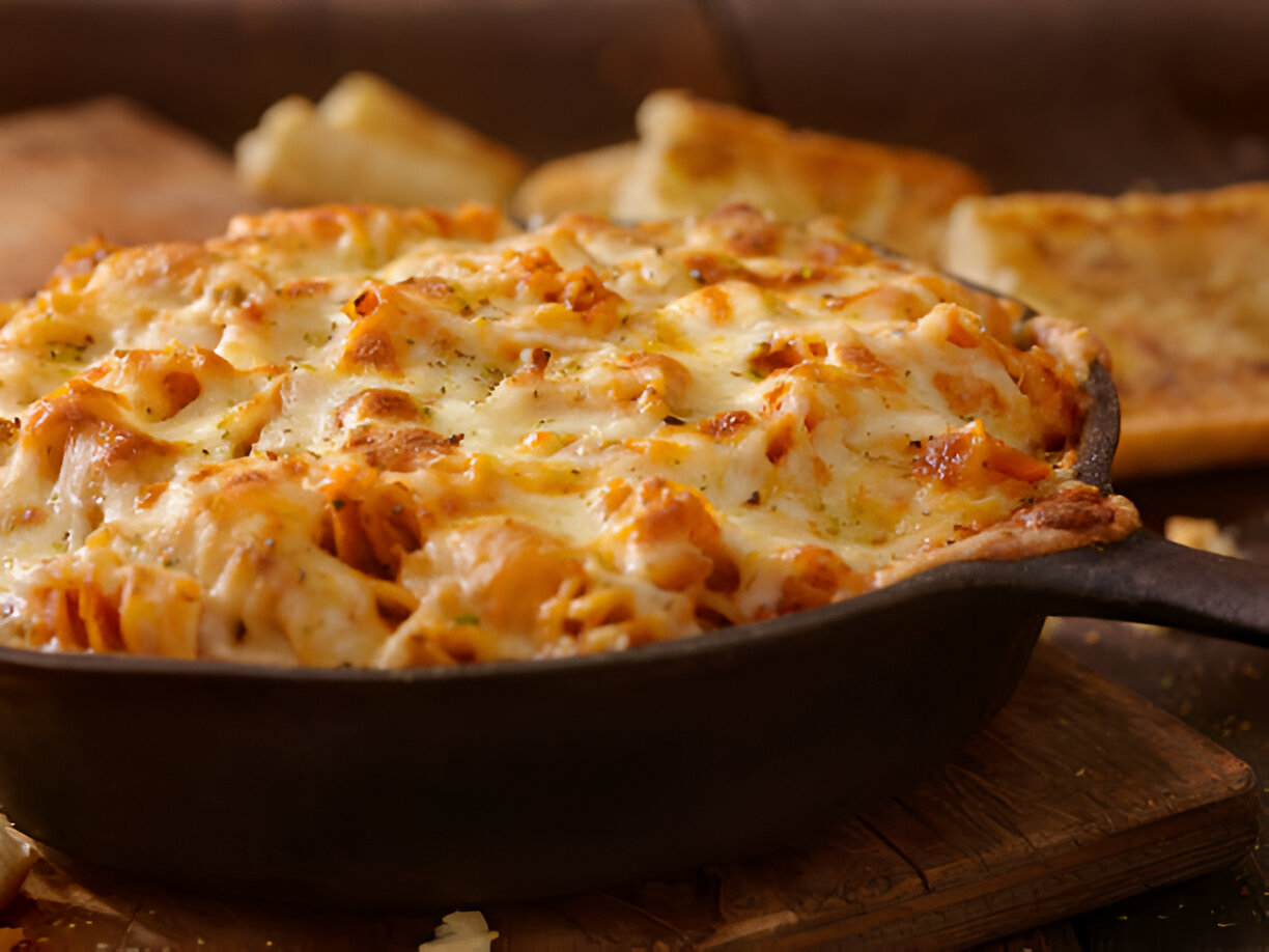 cheesy egg noodles