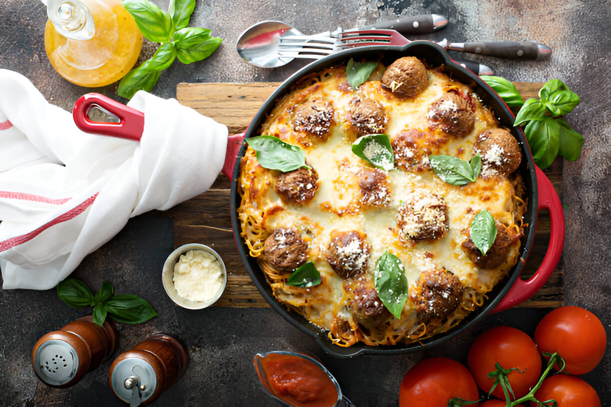 cheesy meatballs