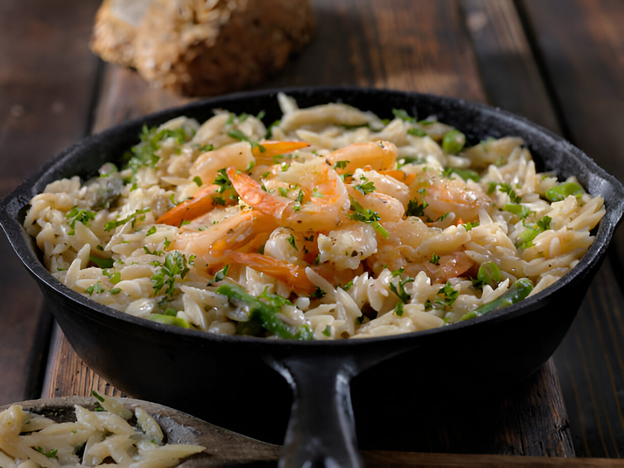 shrimp orzo recipes