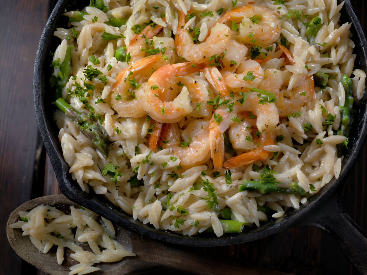 shrimp orzo recipes