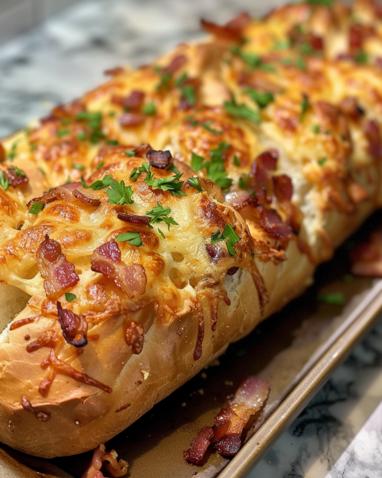 Chicken Bacon Ranch Stuffed Bread taken with iphone 15 pro max --iw 2 --ar 4:5 --v 6.0 --raw
