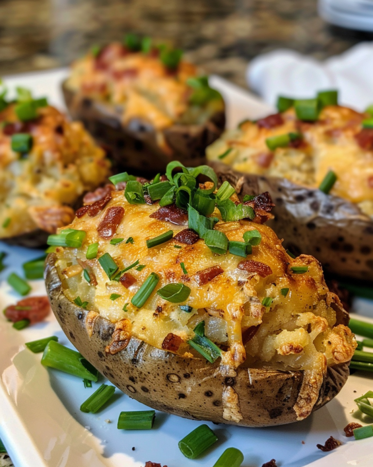 Crack Chicken Stuffed Baked Potatoes taken with iphone 15 pro max --iw 2 --ar 4:5 --v 6.0 --raw